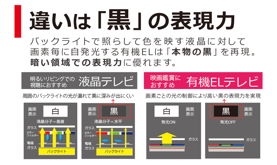 テレビ 液晶 有機 el