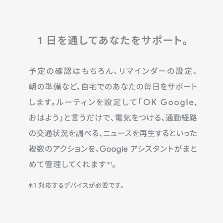 Google アシスタント | ビックカメラ