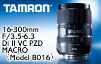 TAMRON タムロン16-300mm F/3.5-6.3 Di II VC PZD MACRO　Model B016