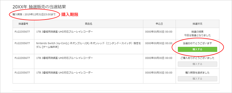 ビックカメラ 抽選 スイッチ