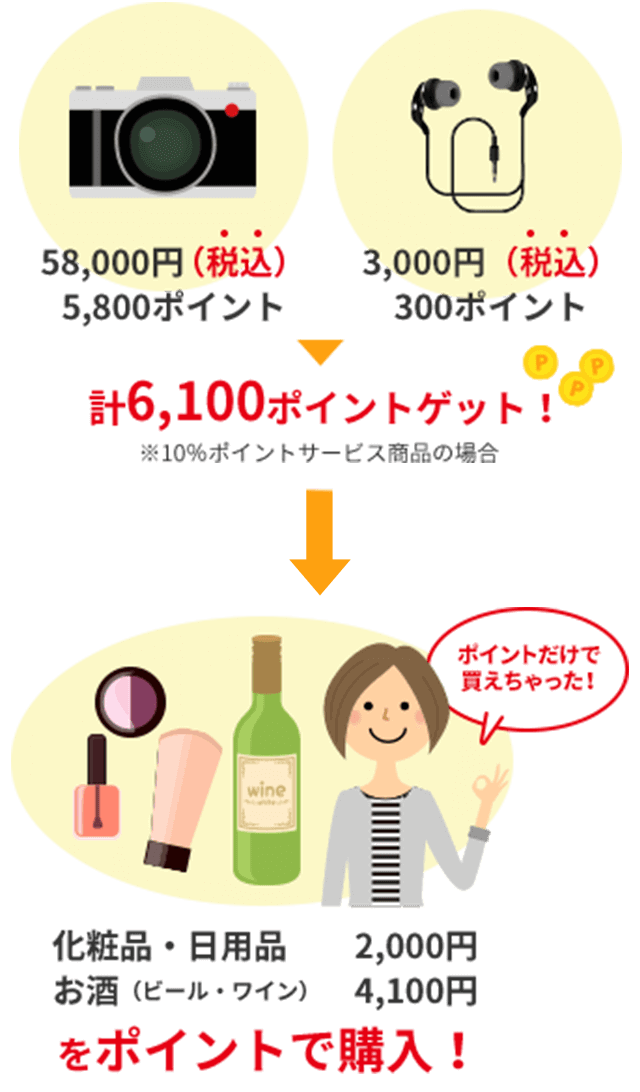 2017年にbic camera から購入した。 ビックポイントサービス | ビックSUPERサービス