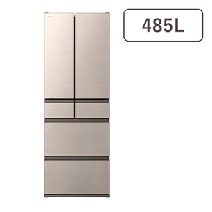 冷蔵庫 HWタイプ ハーモニーシャンパン R-HW49S-N