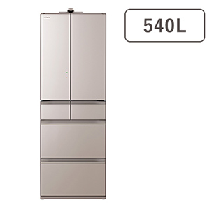 冷蔵庫 HXCCタイプ クリスタルシャンパン R-HXCC54S-XN