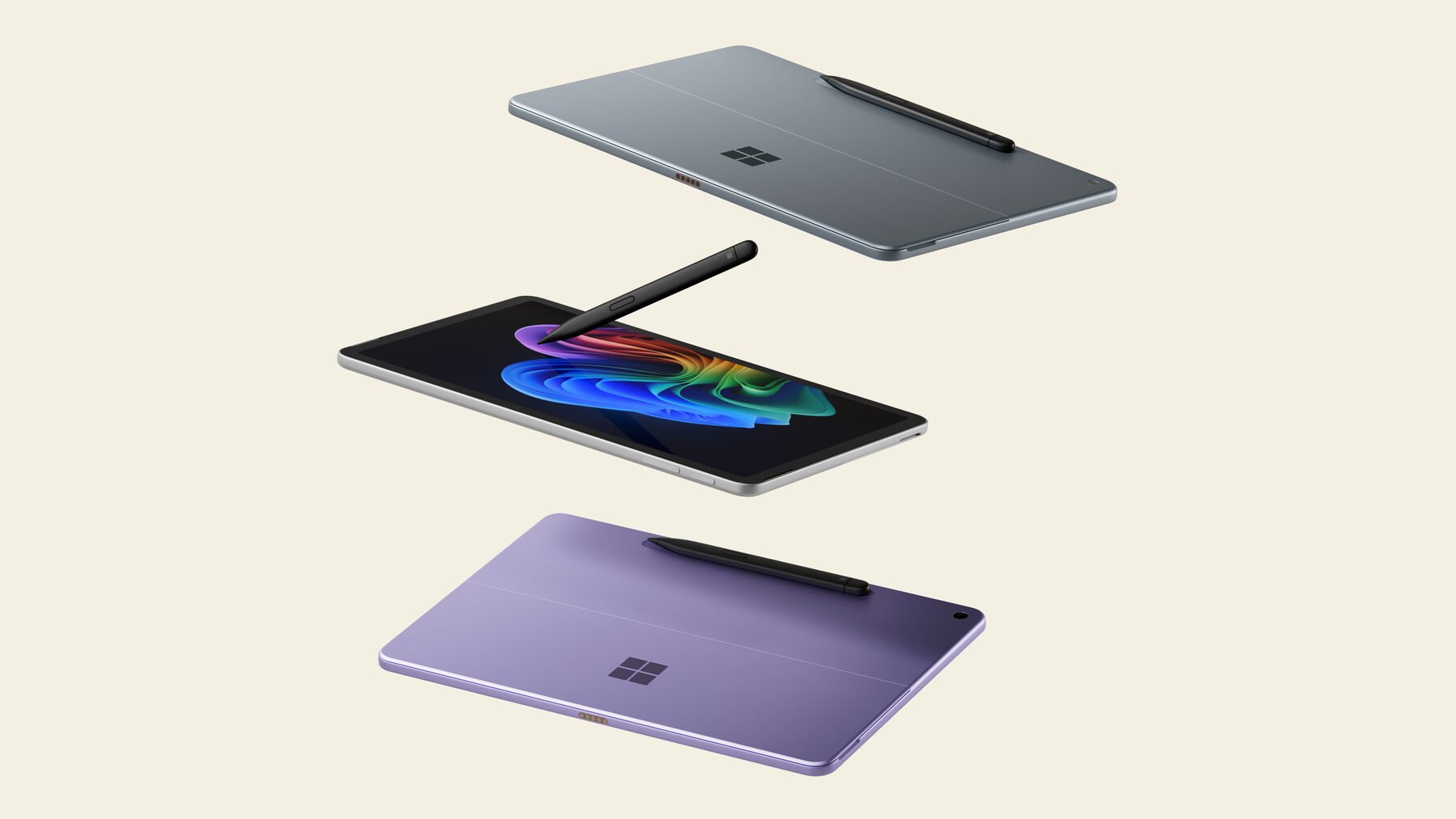 Surface Pro 12 �C���`�{�̂ƃL�[�{�[�h�𑕒������g�p�C���[�W