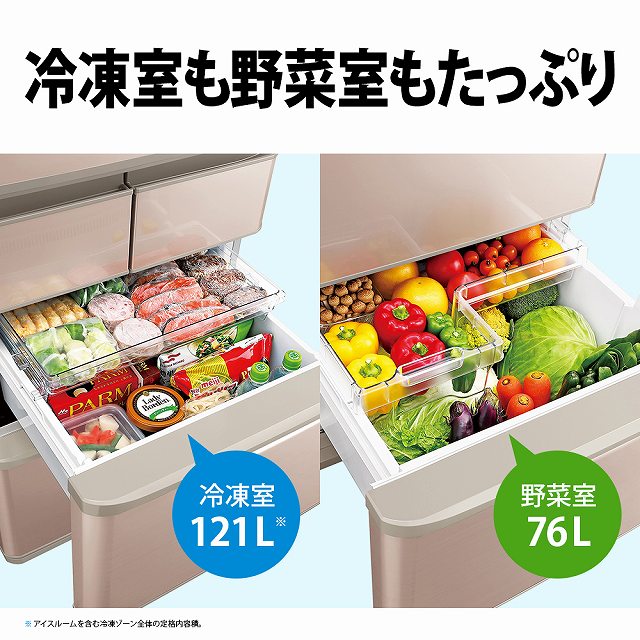 冷蔵庫 ブラウン SJ-X416J-T [5ドア /左右開きタイプ /412L] 《基本設置料金セット》 シャープ｜SHARP 通販 |  ビックカメラ.com