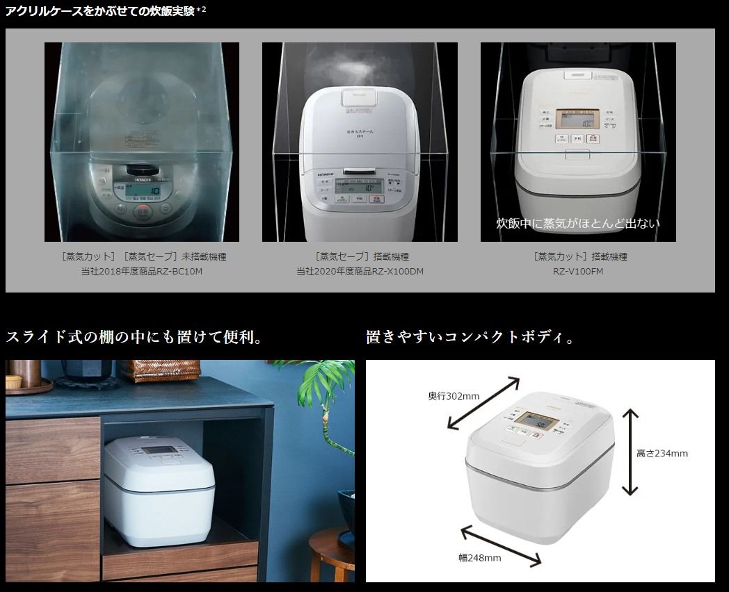 見事な創造力 日立 ふっくら御膳 RZ-V100FM