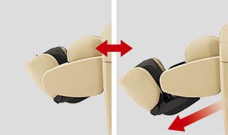 �r�̂���͐g���ɍ��킹�čő��18cm�̃X���C�h���߂��\