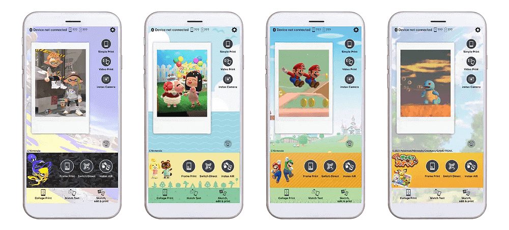 INSTAX mini Link 2�@�A�v���f�U�C��