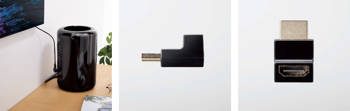 HDMI�[�q(�^�C�vA)�̌�����ς�����L���^�A�_�v�^�[(�����)