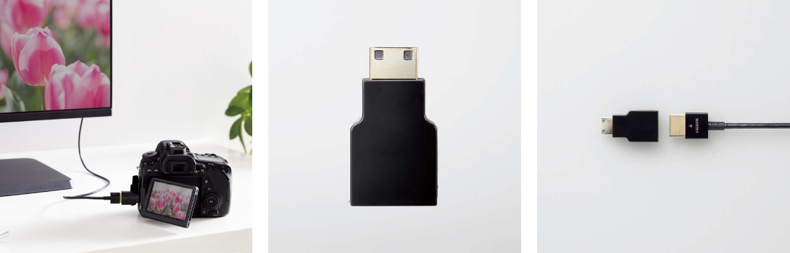 HDMI&reg; Mini�[�q(�^�C�vC)��HDMI�[�q(�^�C�vA)�ɕϊ�����HDMI�ϊ��A�_�v�^�[