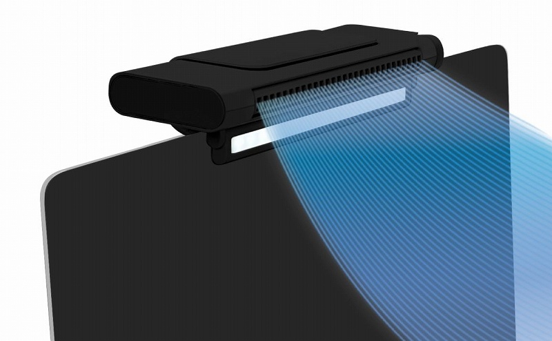 �H��s�v�ŊȒP�ɐݒu�ł���LED�Ɩ��t�����j�^�[�t�@��