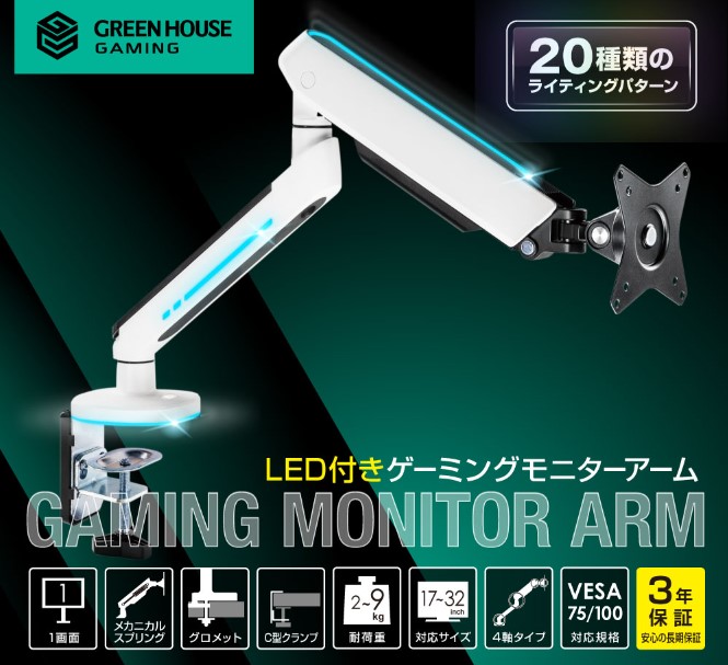 20��ނ̃p�^�[���ŃJ���t���Ɍ��郂�j�^�[�A�[��