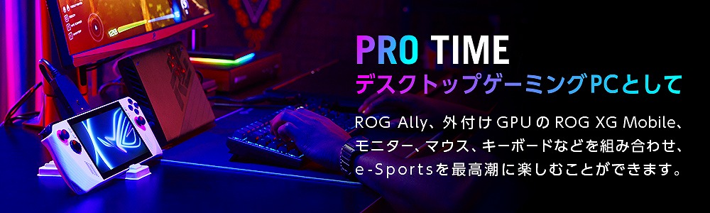 PRO TIME �f�X�N�g�b�v�Q�[�~���OPC�Ƃ���