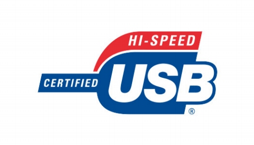 �uCertified Hi-Speed USB(USB2.0)�v�̐��K�F�ؕi