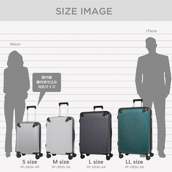 �y�T�X�y���V���� �L�����[�P�[�X TSA���b�N���ځz�T�C�Y�C���[�W