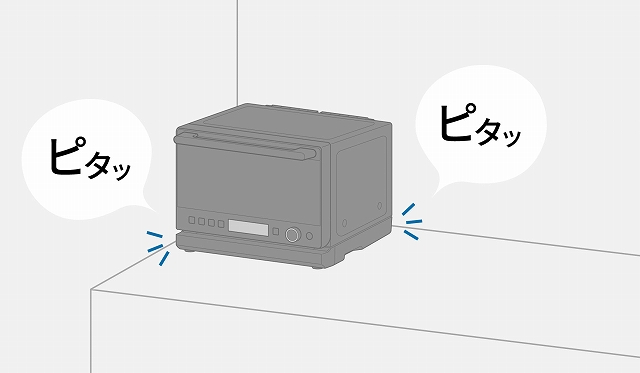 3.�u�s�^�b�ƒu���v�ō��E�w�ʂɌ��ԂȂ��҂�����ݒu�\