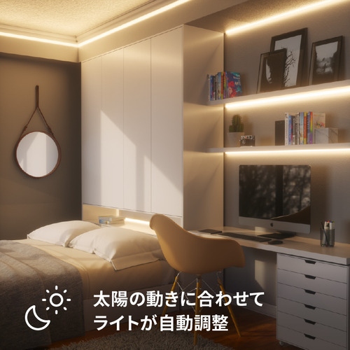 ���z�̓����ɍ��킹�ă��C�g����������