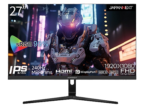 27�C���` IPS 240Hz �Ή��Q�[�~���O���j�^�[