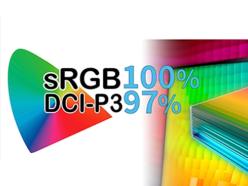 sRGB100% DCI-P3 97%