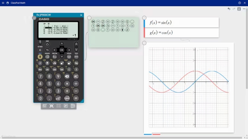 �G�~�����[�^�[�uClassWiz Emulator on ClassPad.net�v