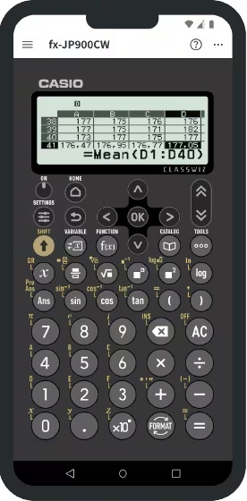 �X�}�z�A�v�� �uClassWiz Calc App Plus�v