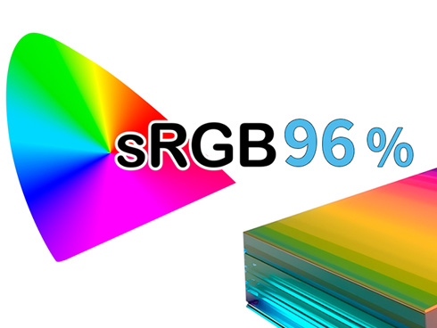 sRGB 98%