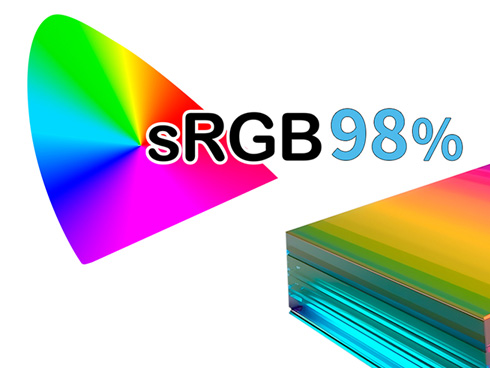 sRGB 98%