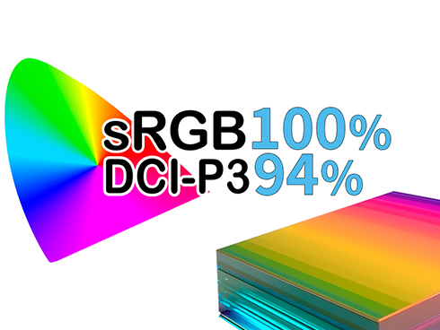 sRGB100%�ADCI-P3 94%