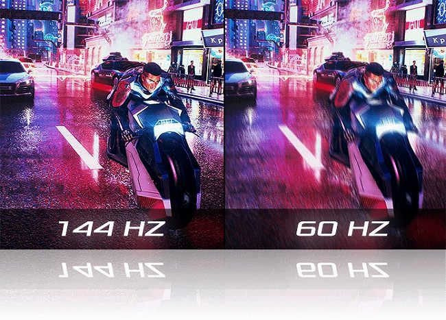 144HZ�̒��������t���b�V�����[�g��1MS GTG�̉������x