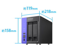 LAN DISK Z�@�A�C�E�I�[�E�f�[�^ �ݒu�ꏊ��I�΂Ȃ��R���p�N�g��NAS