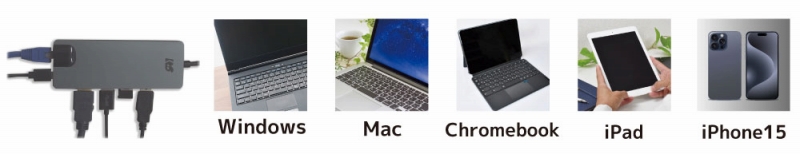 Windows�AMac�AChromebook�AiPad�AiPhone15�ɑΉ�