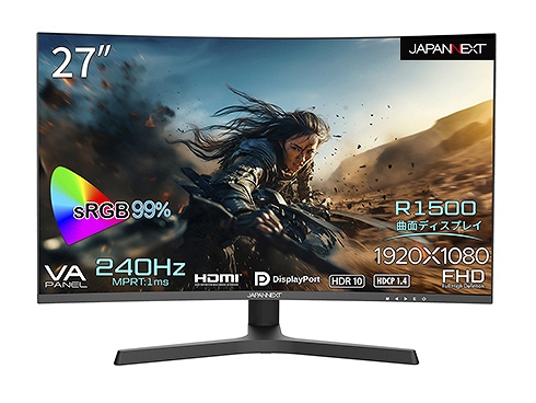 27�C���`�Ȗ�FHD240Hz�Q�[�~���O���j�^�[