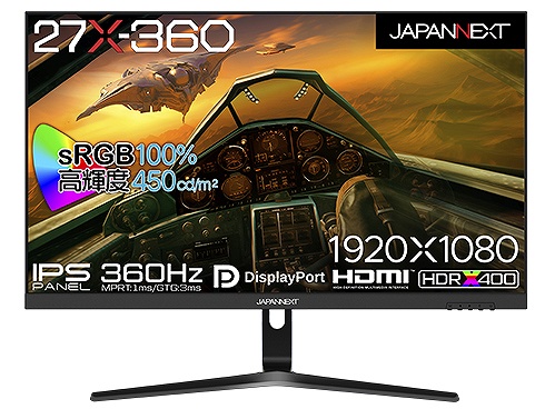 27�C���` IPS 360Hz �Ή��Q�[�~���O���j�^�[