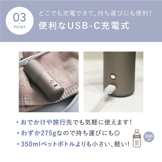 �y�A�C�r�r�b�h �N���X�^���~�X�g LINKA�i�����J�j�z�֗���USB-C�[�d��