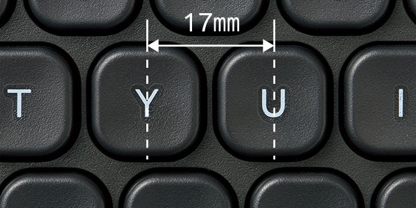 ���������Ȃ�17mm�̃L�[�s�b�`