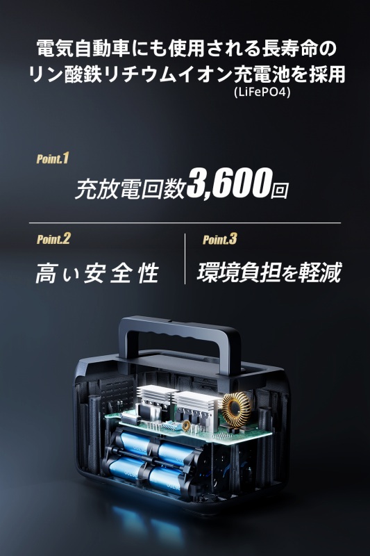 �����_�S���`�E���C�I���[�d�r (LiFePO4)�𓋍�