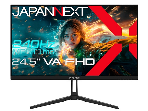 24.5�C���` VA�p�l������ 240Hz �t��HD�Q�[�~���O���j�^�[
