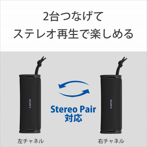 2��Ȃ��ăX�e���I�Đ����y���߂�Stereo Pair�@�\