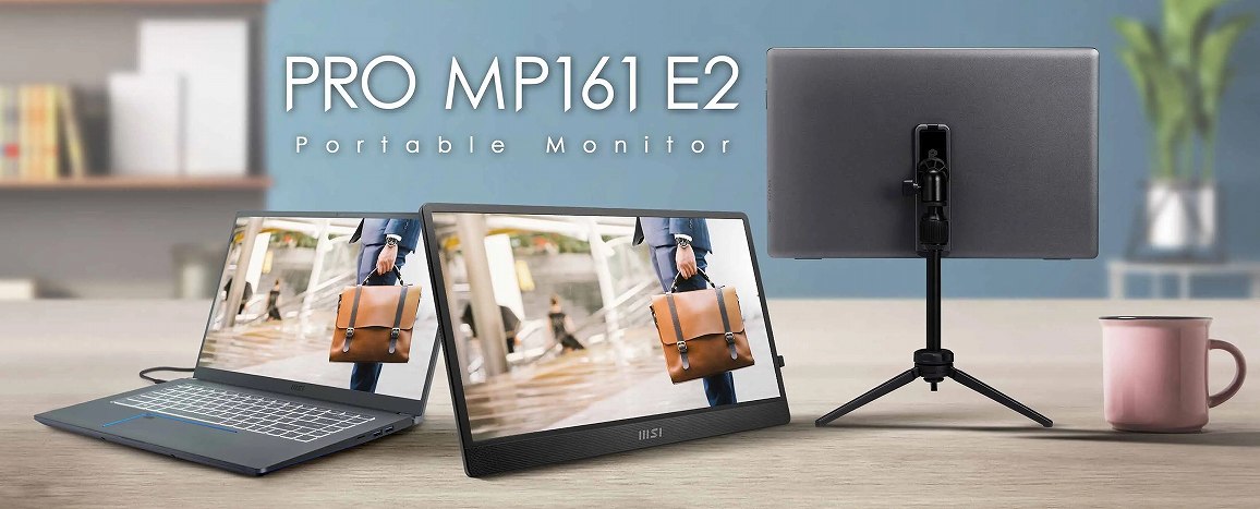 USB-C�ڑ� PC���j�^�[ ���o�C�����j�^�[ PRO MP161 E2 [15.6�^ /�t��HD(1920&times;1080) /���C�h]