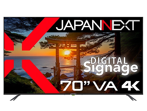 70�C���` VA�p�l������ 4K��^�t�����j�^�[