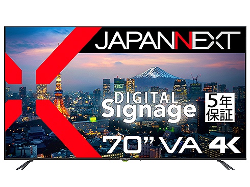 70�C���` VA�p�l������ 4K��^�t�����j�^�[