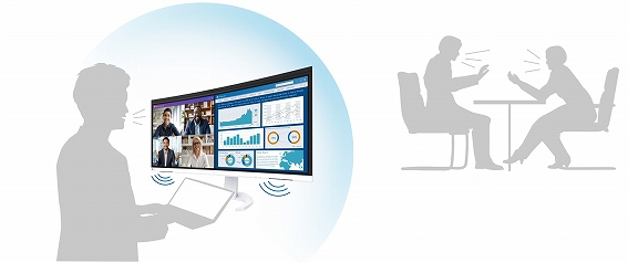 �������ʂ���}�C�N�ŁA�N���A�ȉ����𑗂�