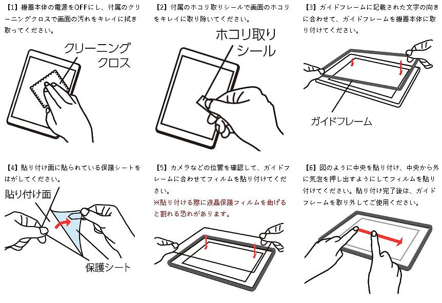 �K�C�h�t���[�����g�p�����\��t���菇