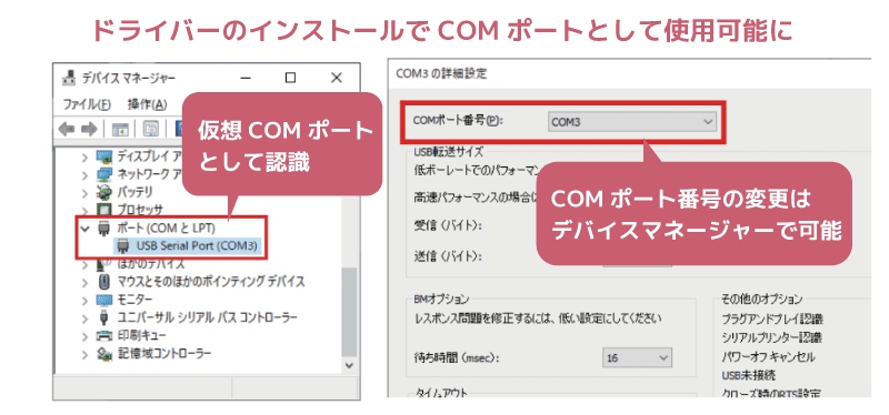 �ݒ�s�v�̊ȒP�Z�b�g�A�b�v�ACOM�|�[�g�Ƃ��ĔF��