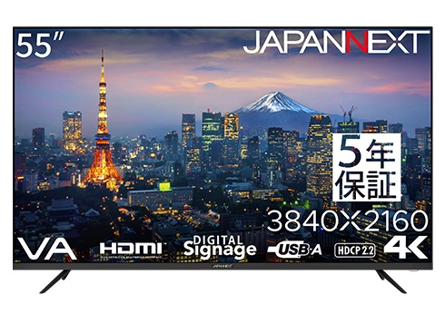 55�C���` VA�p�l������ 4K��^�t�����j�^�[