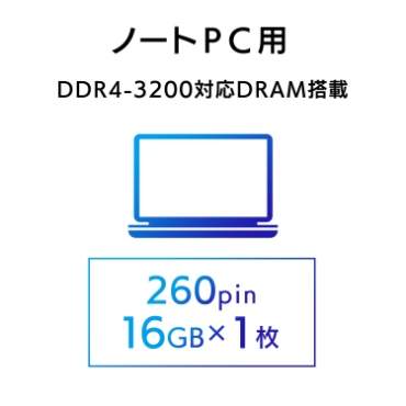 DDR4-3200�Ή���DRAM�𓋍�