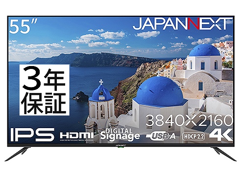 55�C���` IPS�p�l������ 4K��^�t�����j�^�[