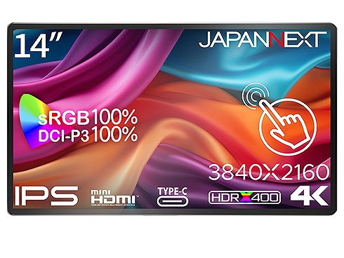 14�C���` IPS�p�l������ �^�b�`�Ή� 4K���o�C�����j�^�[