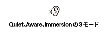 Quiet Aware immersion��3�̃��[�h