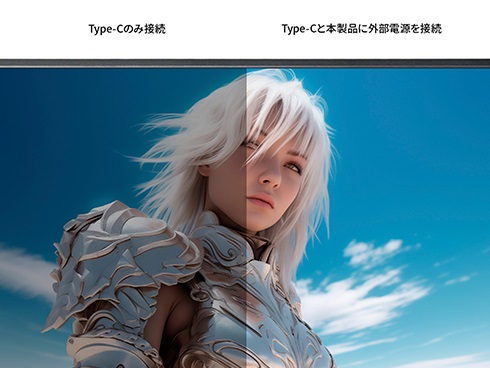 USB-C�ڑ����̖��邳